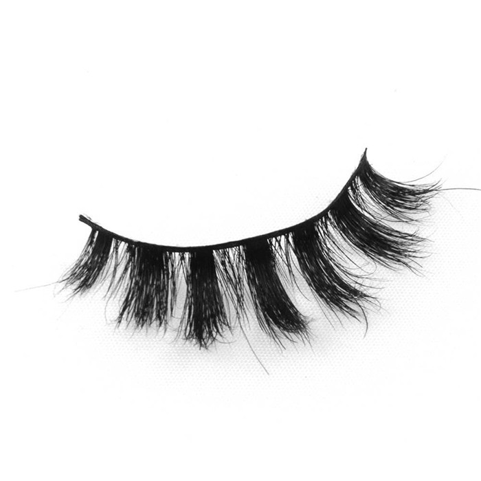 Black eyelash100%real mink fur super soft lashYP